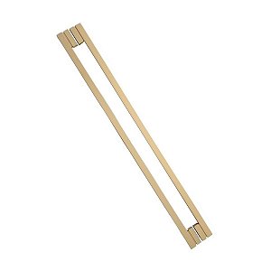 Puxador Para Porta Moma Dourado Zen Duplo 1 Metro (1000 Mm)