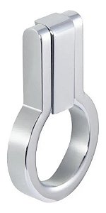 Puxador Antique Ponto Zen Cromado Zp5404.1 Móveis Pingente