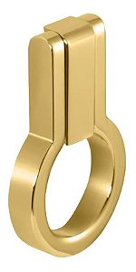 Puxador Antique Ponto Zen Dourado Fosco Zp5404.955 Pingente