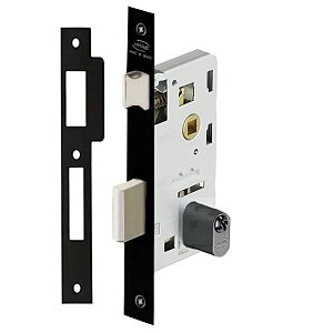 Fechadura Imab Maquina Avulsa Externa 40mm C/ Cilindro Preto