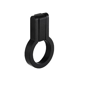 Puxador Antique Ponto Zen Preto Zp5404.24 Móveis Pingente