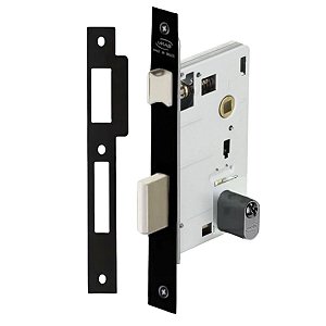 Fechadura Imab Máquina  Avulsa 55mm Externa + Cilindro Preta
