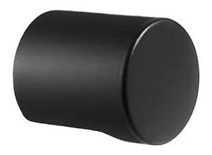 Puxador Radio Mini Zen Preto Zp4308.24 Ponto 16x18mm
