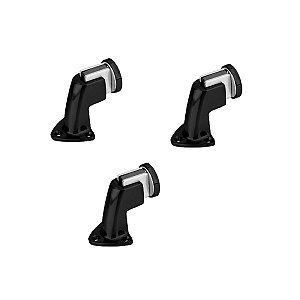 Kit 3 Prendedor Fixador Trava Porta Magnético 808 Imab Preto