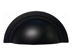 Puxador Shell 48mm Preto Zp4319.24