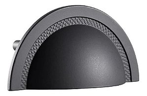 Puxador Shell 48mm Preto Zp4319.24