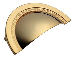 Puxador Shell 64 Mm Zen Red Gold  Zp4318.f00 Concha