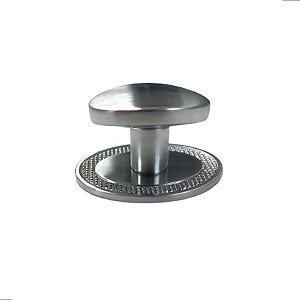 Puxador Beetle Com Base Granada Zen Escovado Zp5402.2.