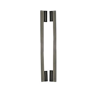 Puxador Para Porta Minimalist Niquel Velho Zen Duplo 1 Metro