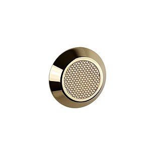 Puxador Moveis Ponto Disk P Gold Dourado Brilhante Zen