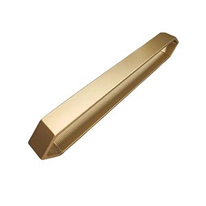 Puxador Moveis Elemento G 128mm Dourado Matte Fosco Zen
