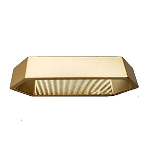 Puxador Moveis Elemento M 48mm Dourado Matte Fosco Zen