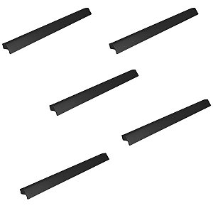 Puxador Ken 192mm Preto Fosco Zen
