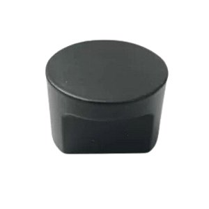Puxador Moveis Radio Medio 16mm Preto Zen Ponto Zp4309.24