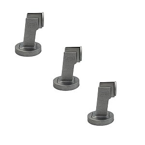 KIT 3 PRENDEDOR PORTA MAGNETICO 535 ESCOVADO UNIAO MUNDIAL