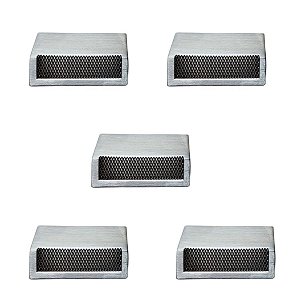 Kit 5 Puxador Moveis Citizen 45 Graus P Escovado Zen 32/65mm
