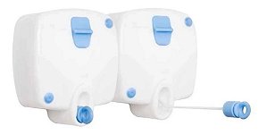 Varal Retratil Automatico 5 Mt Rotoflex Secalux 2 Cordas