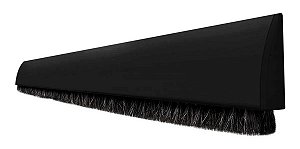 Veda Porta Adesivo Pvc Preto 80 Cm Ajustável Poeira Insetos