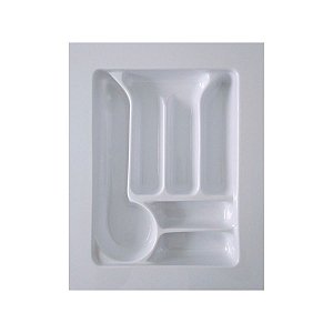 Organizador Divisor De Talheres 6 Divisões Branco Resistente