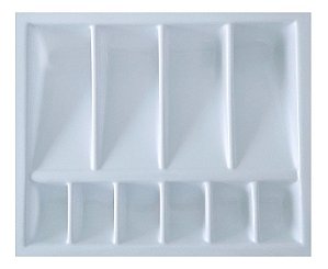Divisor Dinheiro Moedas Gaveta Porta Notas Branco Resistente