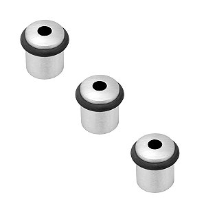 KIT 3 AMORTECEDOR DE PORTA IMAB 0300 ZAMAK ACETINADO (FOSCO)