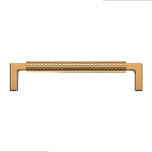PUXADOR MÓVEIS ZIGRINATO IL1780 160MM BRONZE ESC ( DOURADO )