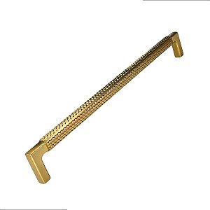 PUXADOR MÓVEIS ZIGRINATO IL1780  224MM BRONZE ESC( DOURADO )
