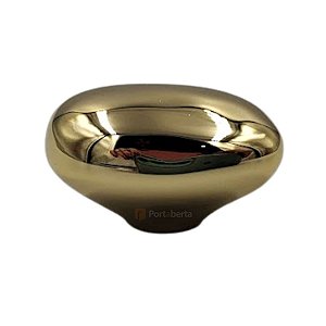 PUXADOR PONTO SEIXO P 30MM X 22,5MM GOLD (BRILHANTE) ZEN