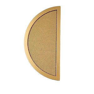 PUXADOR CONCHA MEIA LUA PAIO 64MM DOURADO MATTE (FOSCO) ZEN