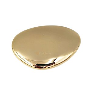 PUXADOR SEIXO G 78MM X 50MM GOLD (DOURADO BRILHANTE) ZEN