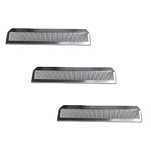 Kit 3 Puxador Moveis Citizen 45 Graus G Escovado Zen
