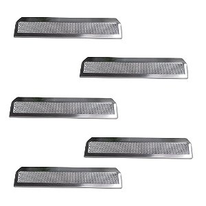 Kit 5 Puxador Moveis Citizen 45 Graus G Escovado Zen