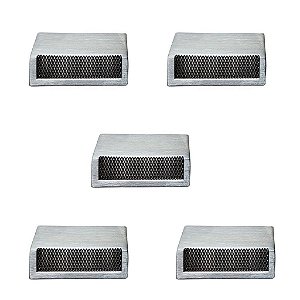 Kit 5 Puxador Moveis Citizen 45 Graus P Escovado Zen 32/65mm