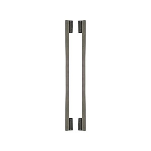 Puxador Para Porta Minimalist Niquel Velho Zen Duplo 1500 Mm