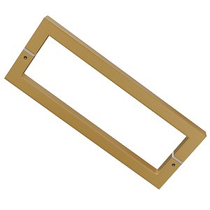 PUXADOR DUPLO INOX PARA PORTA IL4070 30CM (300MM) DOURADO MATTE ITALY LINE