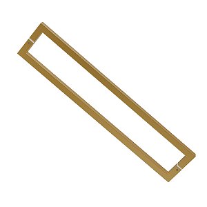 PUXADOR DUPLO INOX PARA PORTA IL4070 60CM (600MM) DOURADO MATTE ITALY LINE