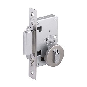 Fechadura Porta de Correr e Abrir Imab Redonda 2469 Inox Escovado 55MM