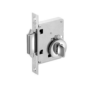 Fechadura Porta de Correr Banheiro 2469 Imab Cromada 55MM