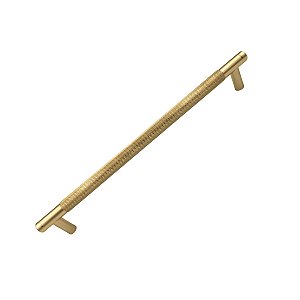 PUXADOR MOVEIS ZIGRINATO IL1580 224MM DOURADO FOSCO ITALY