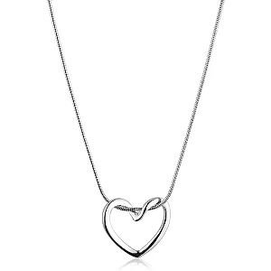 Conjunto Aço Inox com Detalhe de Coração - Elegância e Delicadeza