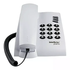 TELEFONE COM FIO INTELBRAS MESA E PAREDE PLENO CINZA ARTICO FIXO 493392
