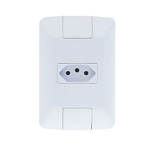 CONJUNTO TRAMONTINA ARIA 1 TOMADA 2P+T 10A 250V 57241/010 BRANCO 614467