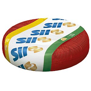FIO CABO FLEXIVEL SIL 4,0MM VERMELHO ROLO 100 METROS 189545