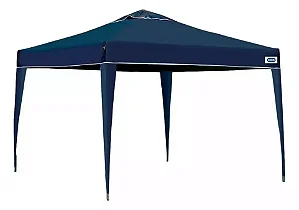 TENDA DE PRAIA SANFONADA GAZEBO MOR X-FLEX AZUL 3MX3 METROS 564354
