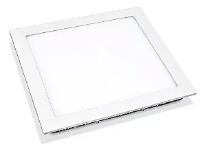 PAINEL LED BLUMENAU BRANCO EMBUTIR 12W 3000k QUADRADO LUZ AMARELO BIVOLT 572144