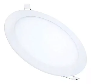 PAINEL LED BLUMENAU BRANCO EMBUTIR 18W 6500K REDONDO LUZ BRANCO BIVOLT 551767