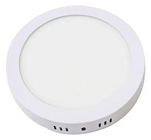 PAINEL LED BLUMENAU BRANCO SOBREPOR 12W 6500K REDONDO BIVOLT LUZ BRANCO 551848