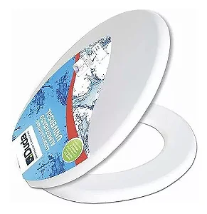 ASSENTO DUDA OVAL ALMOFADADO BRANCO 550329