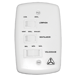CHAVE PARA VENTILADOR TETO VENTIDELTA 99-0086 127V 335584
