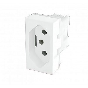 CONJUNTO FAME EVIDENCE SEM PLACA MÓDULO TOMADA 20A BRANCO 3893 487279